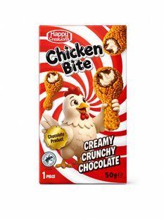 Шоколадка Happy Creations Chicken Bite у формі курячої ніжки 50 г