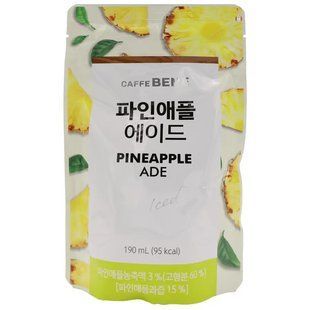 Корейський Холодний Чай CaffeBENE Pineapple Ade 190 мл