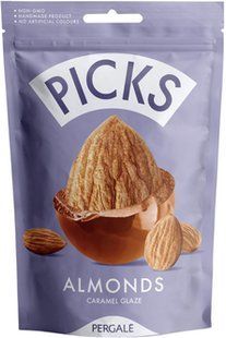 Миндаль в шоколаде Picks Almonds Milk Chocolate 90 г