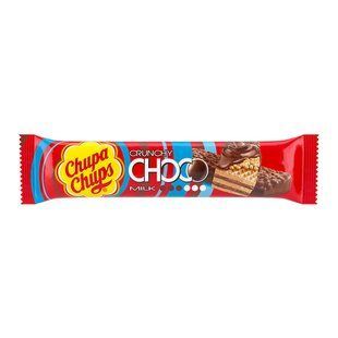 Батончик Chupa Chups Crunchy Milk Choco вафельный в молочном шоколаде 27 г