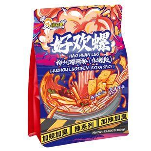 Рисовая лапша Haohuanluo Liuzhou Luosifen Extra Spicy очень острая 380 г