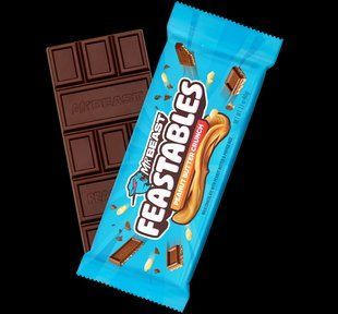 Шоколад MrBeast Milk Chocolate Peanut Butter Crunch 60 г