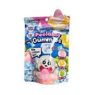 Желейні цукерки Cokoc Peelable Gummies Mixed Fruit Soda 60 г