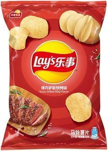 Чіпси Lay&rsquo;s китайські Texas Grilled BBQ 70 г