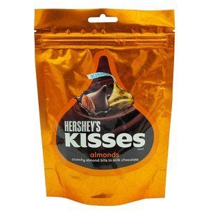 Шоколадные конфеты Hershey's Kisses Almonds Chocolate с миндалем 33.6 г