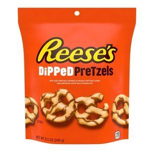 Кренделя Reese's Dipped Pretzels Peanut Butter 240 г