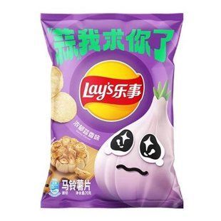 Китайські Чипси Lay's Garlic Flavour 70 г