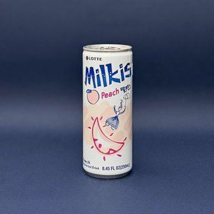 Молочный газированный напиток Milkis Peach Lotte 250 ml