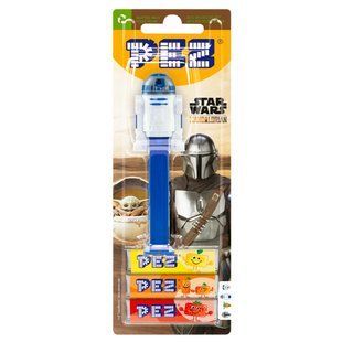 Цукерки PEZ Star Wars Dispenser R2D2 та фруктовими драже 25,5 г