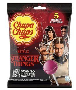 Леденцы Chupa Chups Stranger Things 5 вкусов 10 шт 120 г