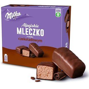 Цукерки Milka Alpejskie Mleczko з шоколадною начинкою 330 г