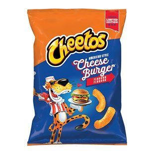 Кукурузные снеки Cheetos Cheese Burger со вкусом чизбургера 100 г