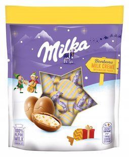Цукерки Milka Bonbons Milk Creme Hazelnut Pieces 86 г
