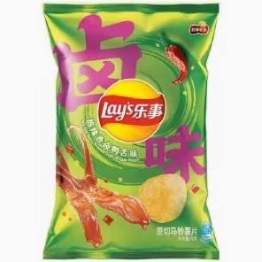 Чіпси Lay's Hot and Spicy Braised Duck Tongue Flavor 60 г