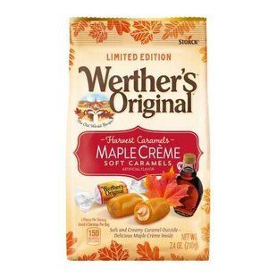 Цукерки Werther&rsquo;s Original Maple Creme Soft Caramels м&rsquo;які кленові карамелі 210 г