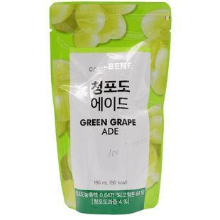Корейський Холодний Чай CaffeBENE Green Grape Ade 190 мл