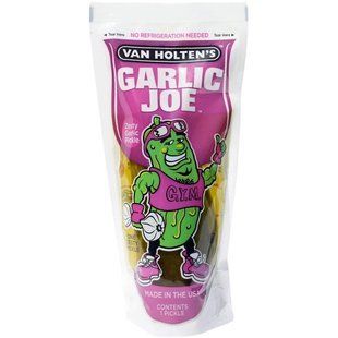 Кислый острый огурец Van Holten Jumbo Garlic Joe Pickle 196 г