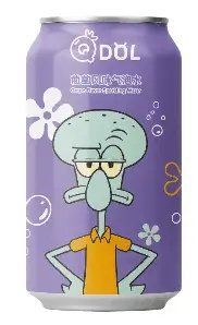 Напій Qdol Spongebob Squarepants Squidward Grape Flavor Soda 330 мл