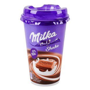 Молочний коктейль Milka Shake зі смаком шоколаду 200 мл