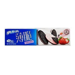 Тонкое печенье Oreo Thins Sour Strawberry 97 г