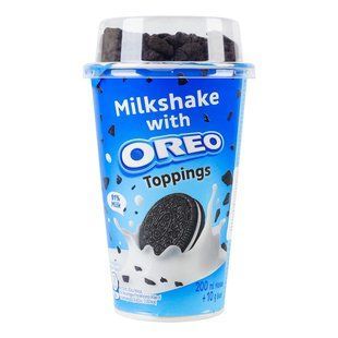 Молочний коктейль Oreo Milkshake with Toppings з топінгом печива 200 мл