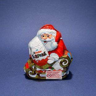Шоколадний Kinder Surprise Santa із яйцем 75 г
