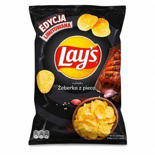 Чіпси Lay&rsquo;s Edycja Limitowana Zeberka z Pieca зі смаком запечених реберець 285 г