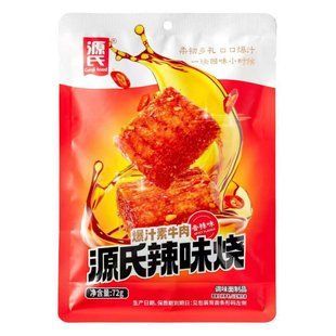 Гострі соєві снеки LaTiao Genji Food Chunk Burn Hot Spicy 72 г