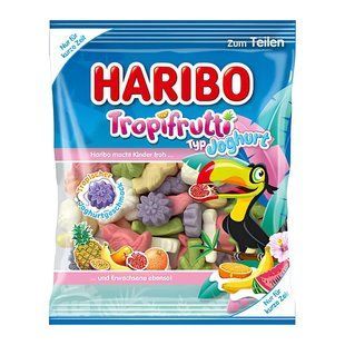 Желейные конфеты Haribo Tropifrutti Joghurt с йогуртовыми нотками 160 г