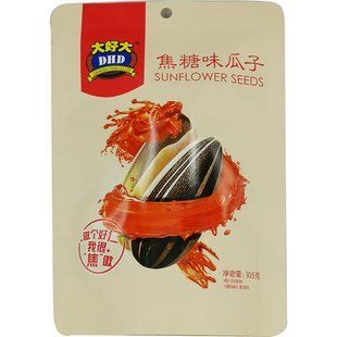 Насіння соняшника зі смаком карамелі Sunflower Seeds Caramel Flavor 105 г