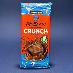 Шоколад Feastables MrBeast Milk Chocolate Crunch Bar 60 г