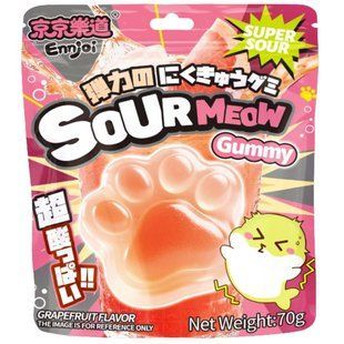 Жевательные конфеты Ennjoi SoUR Meow Gummy Grapefruit 70 г