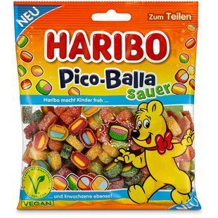 Желейні цукерки Haribo Pico-Balla Sauer 160 г