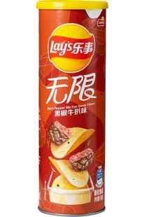 Чипси Black Pepper Rib Eye Steak Lay's 90 г