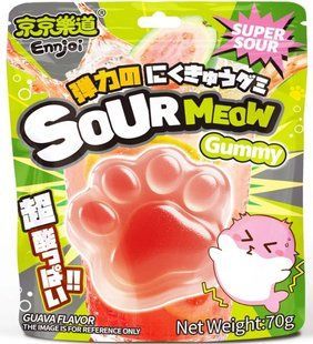 Жувальні цукерки Ennjoi SoUR Meow Gummy Guava 70 г
