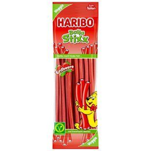 Жувальні цукерки Haribo зі смаком полуниці Balla Stixx Strawberry 170 г