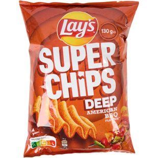 Чипси Lay's Super Chips Degep American BBQ 130 г