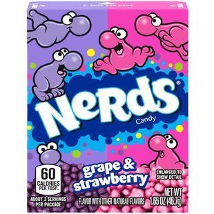 Цукерки Nerds Grape & Strawberry 46,7 г