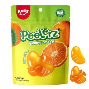 Жевательные конфеты Amos 4D Peelerz со вкусом апельсина 65 г