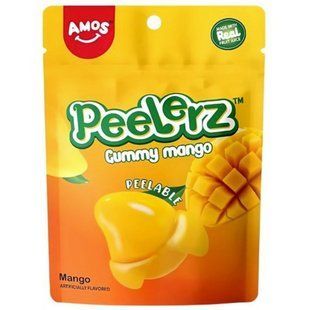 Желейні цукерки AMOS Peelerz зі смаком манго 65 г