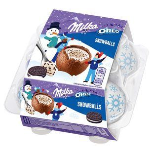 Цукерки Milka Snow Balls Oreo 4&times;28 г