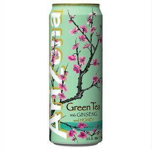 Холодный чай Arizona Green Tea Ginseng and Honey 500 мл