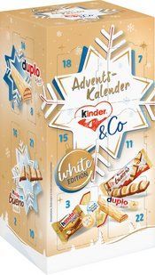 Адвент календар Kinder & Ferrero Selection White Edition 263 г