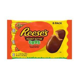 Цукерки Reese&rsquo;s Peanut Butter Eggs 6 Pack 204 г