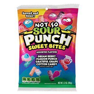 Жевательные конфеты Sour Punch Sweet Bites 105 г