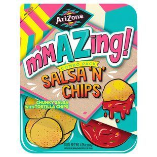 Кукурудзяні чіпси AriZona Salsa 'N' Chips з томатною сальсою 134,6 г