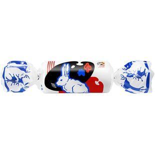 Подарункова коробка цукерок White Rabbit Giant Milk Candy у формі великої цукерки 200 г