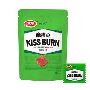 Снек Латяо LaTiao Weilong Kiss Burn Spicy Chicken зі смаком гострої курки 260 г