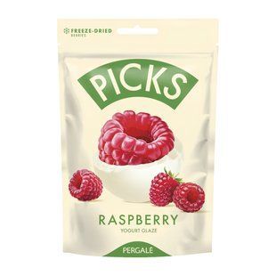 Малина в йогуртовій глазурі Picks Raspberry Yogurt Glaze 90 г