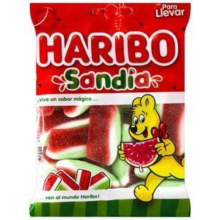 Желейні цукерки Haribo Sandia кавунові дольки 90 г